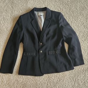 Tahari ASL Pocket Studded Blazer - size 12
